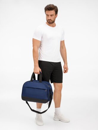 Спортивная сумка Atlantes, темно-синяя с черным Спортивная сумка Atlantes, темно-синяя с черным