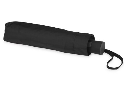 Зонт складной Irvine, полуавтоматический, 3 сложения, с чехлом, черный Зонт складной Irvine, полуавтоматический, 3 сложения, с чехлом, черный