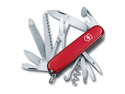Нож перочинный VICTORINOX Ranger, 91 мм, 21 функция, красный Нож перочинный VICTORINOX Ranger, 91 мм, 21 функция, красный