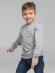 Свитшот детский Toima Kids, серый меланж с нанесением логотипа