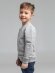 Свитшот детский Toima Kids, серый меланж с нанесением логотипа