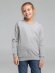 Свитшот детский Toima Kids, серый меланж с нанесением логотипа