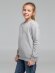 Свитшот детский Toima Kids, серый меланж с нанесением логотипа