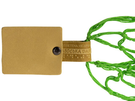 Авоська Dream М old style 15 литров с кожаными ручками, яблоко (9) Авоська Dream М old style 15 литров с кожаными ручками, яблоко (9)