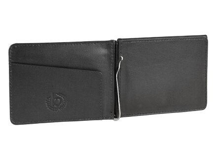 Зажим для денег BUGATTI Primo, чёрный, натуральная воловья кожа, 11х1х8 см Зажим для денег BUGATTI Primo, чёрный, натуральная воловья кожа, 11х1х8 см