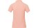 Calgary женская футболка-поло с коротким рукавом, pale blush pink с нанесением логотипа