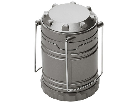 Туристический фонарь с эффектом пламени Beacon, серый