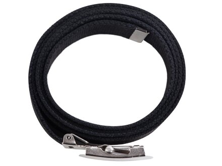 Ремень на пояс Canvas из ткани с металлической пряжкой, черный Ремень на пояс Canvas из ткани с металлической пряжкой, черный