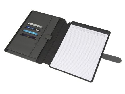 Папка для документов Kadeo с блокнотом, темно-серый Папка для документов Kadeo с блокнотом, темно-серый