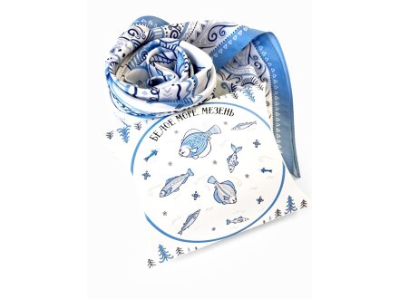 Платок Белое море. Мезень Платок Белое море. Мезень