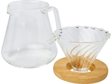 Стеклянная кофеварка Geis объемом 500 мл, natural Стеклянная кофеварка Geis объемом 500 мл, natural
