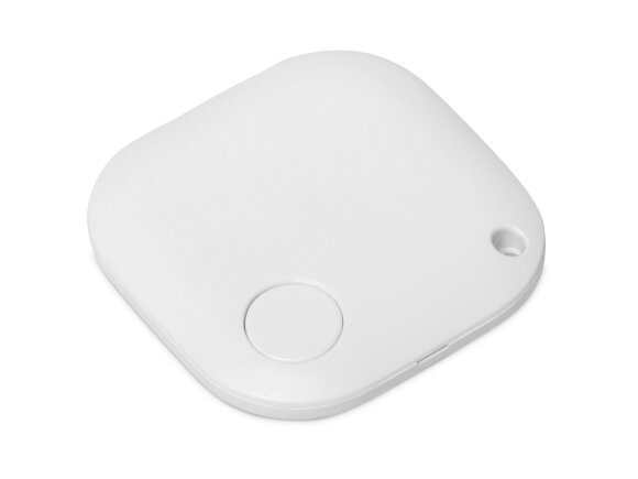 Смарт Bluetooth трекер для поиска вещей Finder, белый с нанесением логотипа