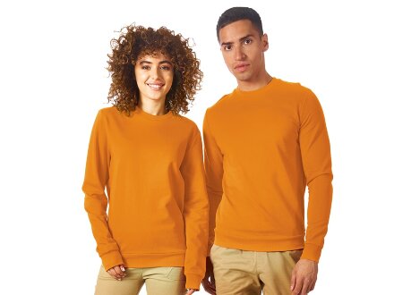 Свитшот Motion унисекс с начесом, оранжевый Свитшот Motion унисекс с начесом, оранжевый