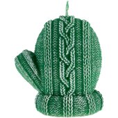 Свеча Kniteam, варежка, зеленая Свеча Kniteam, варежка, зеленая