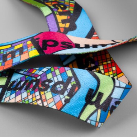 Лента для бейджа с ретрактором TapePrint на заказ Лента для бейджа с ретрактором TapePrint на заказ