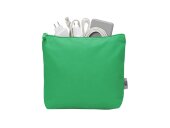 Органайзер для электроники и проводов Amalia из полиэстера 300D с подкладкой, зеленый