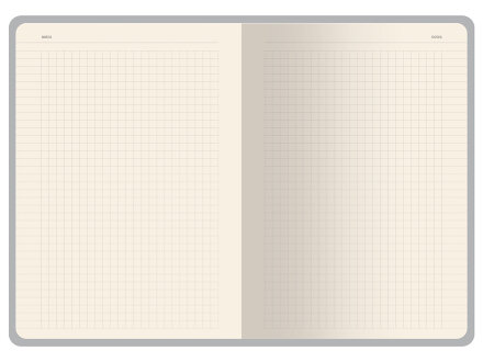 Бизнес-тетрадь А5 Pragmatic Contrast, 40 листов в клетку, темно-синий с бирюзовым срезом