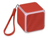 Портативная колонка Cube с подсветкой, красный Портативная колонка Cube с подсветкой, красный