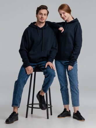 Толстовка с капюшоном Slam 320, темно-синяя Толстовка с капюшоном Slam 320, темно-синяя