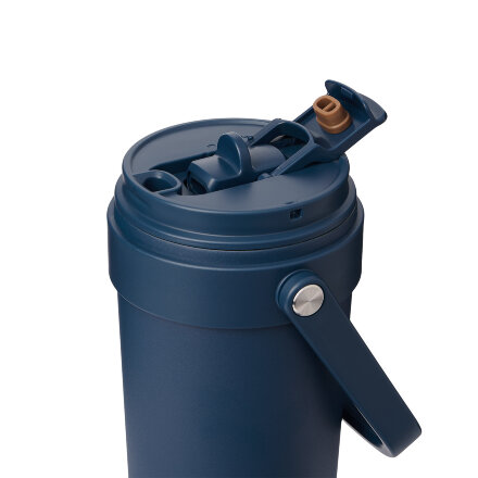 Термокружка вакуумная Solo, синяя