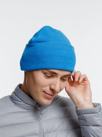 Шапка Urban Flow, ярко-голубая Шапка Urban Flow, ярко-голубая