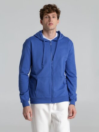 Толстовка на молнии с капюшоном Siverga 2.0, ярко-синяя Толстовка на молнии с капюшоном Siverga 2.0, ярко-синяя