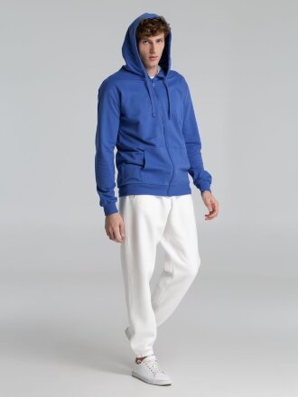 Толстовка на молнии с капюшоном Siverga 2.0, ярко-синяя Толстовка на молнии с капюшоном Siverga 2.0, ярко-синяя