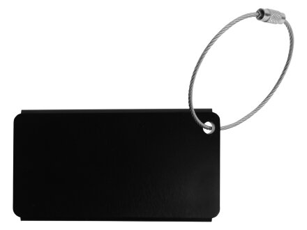 Бирка для багажа Discovery, черный Бирка для багажа Discovery, черный