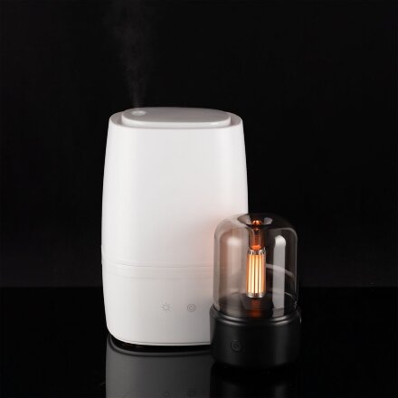 Увлажнитель-ароматизатор с подсветкой mistFlicker, черный Увлажнитель-ароматизатор с подсветкой mistFlicker, черный
