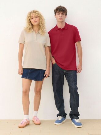 Рубашка поло унисекс Pacific, серый меланж Рубашка поло унисекс Pacific, серый меланж