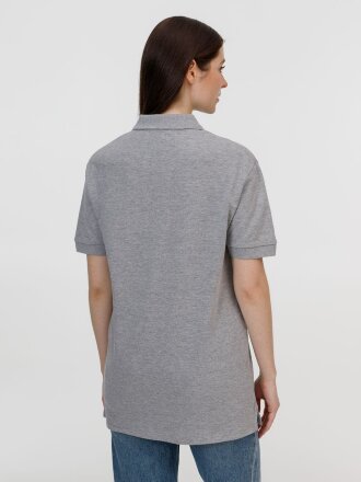 Рубашка поло унисекс Pacific, серый меланж Рубашка поло унисекс Pacific, серый меланж