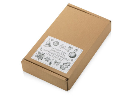 Набор для творчества Ёлочные игрушки-раскраски Набор для творчества Ёлочные игрушки-раскраски