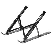 Подставка для ноутбука и планшета Scaffold Light ver.2, черная Подставка для ноутбука и планшета Scaffold Light ver.2, черная