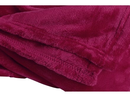 Плед мягкий флисовый Fancy, бордовый Плед мягкий флисовый Fancy, бордовый