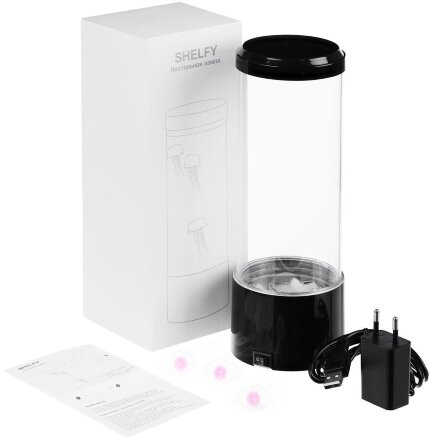 Настольная лампа Shelfy, черная Настольная лампа Shelfy, черная