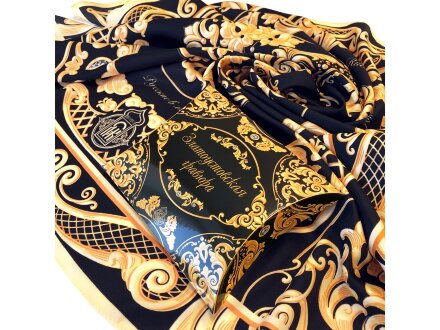 Платок Златоустовская гравюра Платок Златоустовская гравюра