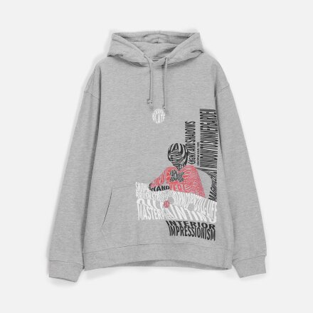 Худи унисекс Condor, серый меланж