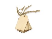 Набор деревянных ярлыков 5*3 см, 6шт Набор деревянных ярлыков 5*3 см, 6шт