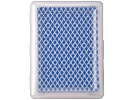 Карточная игра Reno в чехле, прозрачный/синий Карточная игра Reno в чехле, прозрачный/синий