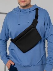 Поясная сумка Traffic, черная Поясная сумка Traffic, черная