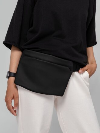 Поясная сумка Traffic, черная Поясная сумка Traffic, черная