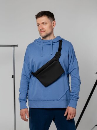 Поясная сумка Traffic, черная Поясная сумка Traffic, черная