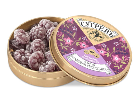 Ж/б монпансье СУГРЕВЪ смородина