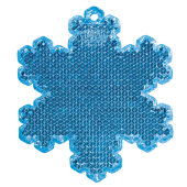 Пешеходный светоотражатель «Снежинка», синий Пешеходный светоотражатель «Снежинка», синий