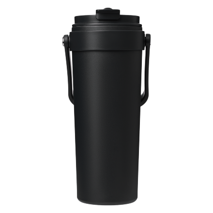 Термокружка вакуумная Solo, черная