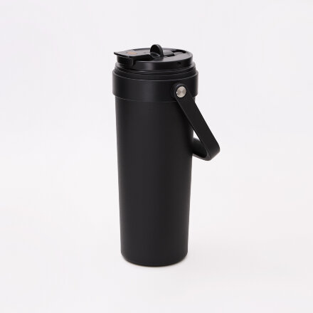 Термокружка вакуумная Solo, черная