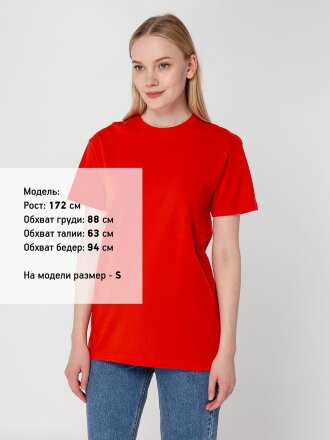 Футболка унисекс T-Bolka 160, красная Футболка унисекс T-Bolka 160, красная