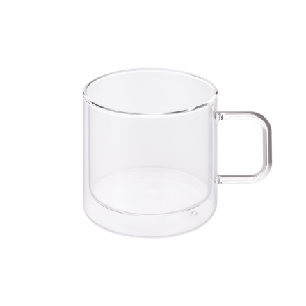 Кружка стеклянная с двойными стенками Luna