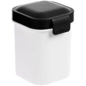 Ланчбокс для снеков Lunch Crunch, белый с черным Ланчбокс для снеков Lunch Crunch, белый с черным