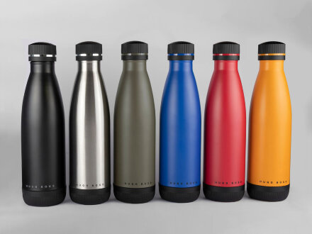 Термобутылка с вакуумной изоляцией Matrix Silver, Hugo Boss Термобутылка с вакуумной изоляцией Matrix Silver, Hugo Boss